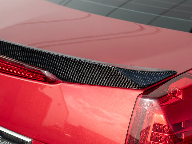 2009-15 CADILLAC CTS-V V2 SEDAN | CARBON FIBER TRUNK LID SPOILER / WING